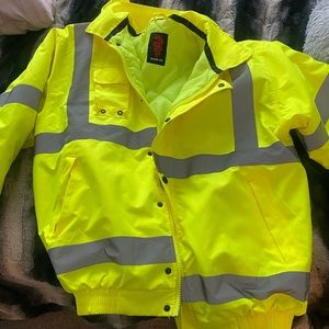 Green highlight chrome jacket